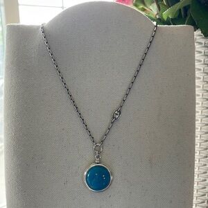 Fossil Blue Necklace